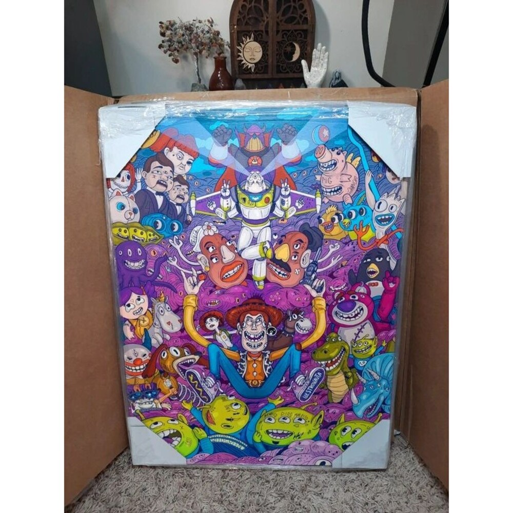 Canvas Savages Toy Story Limited Edition Art Wrap Ilustronauta Brand New Sealed